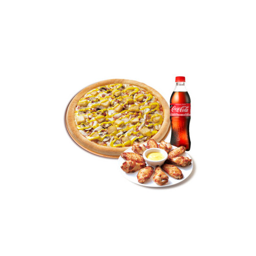 오리지널 아이리쉬 포테이토(L)+파파스 윙+코카-콜라500ml
