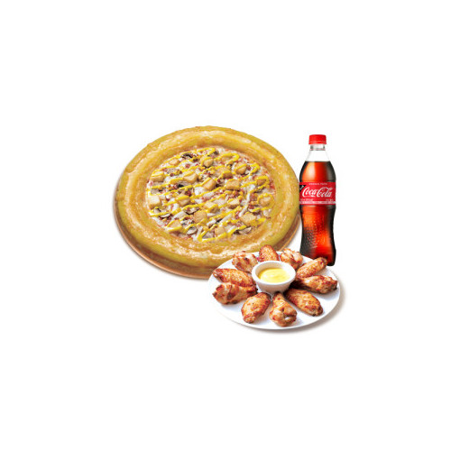 골드링 아이리쉬 포테이토(L)+파파스 윙+코카-콜라500ml