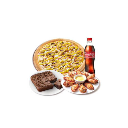 오리지널 아이리쉬 포테이토(R)+파파스 윙+더블 초코칩 브라우니+코카-콜라500ml