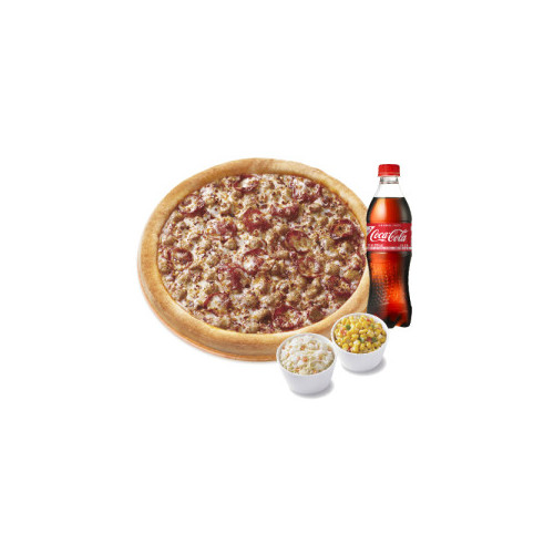 오리지널 스파이시 이탈리안(L)+파파 콘 샐러드+파파 코울슬로+코카-콜라500ml