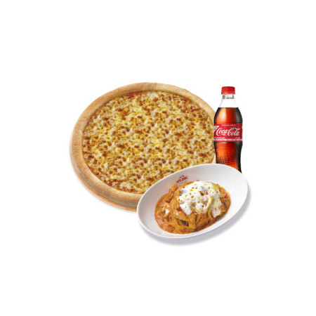 오리지널 마가리타(L)+파파스 파스타(로제)+코카-콜라500ml