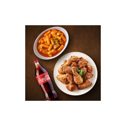 고추바사삭+맵달떡볶이+콜라1.25L